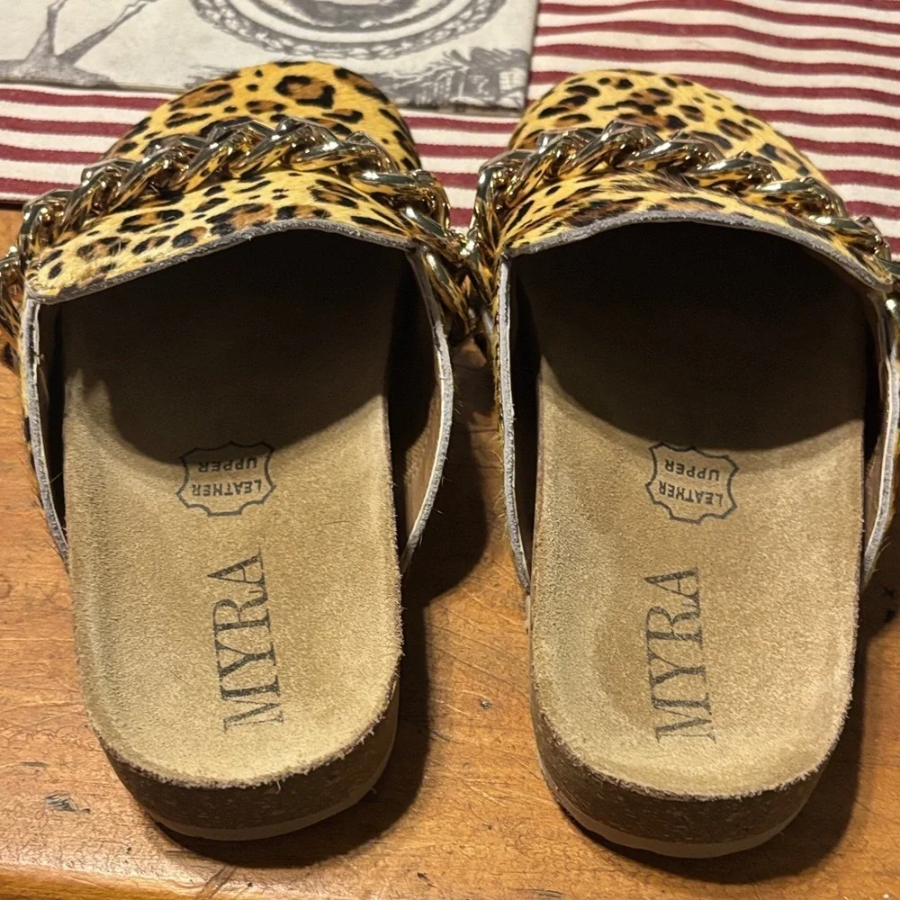 Myra (Current) Bonny Sandals in Animal Print Size 8
